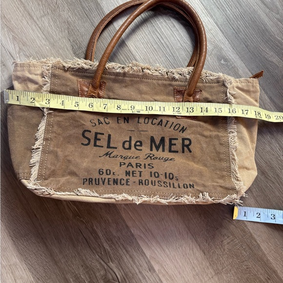 Myra Bag Tote Shoulder Sel De Mer Paris Bag - Picture 8 of 10